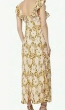 NWT Madewell Floral Angelina Maxi Dress in Chamomile Tea Yellow Size 14