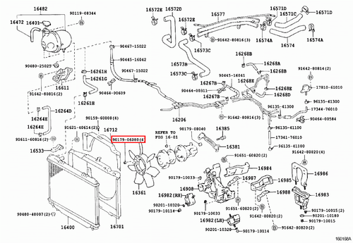 Genuine Lexus RX400 h MHU38 MHU33 Nut - Picture 11 of 20