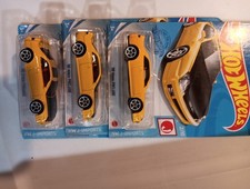 hot wheels J-IMPORTS '98 HONDA PRELUDE LOT OF 3 MINT CARDS YELLOW/ BLACK