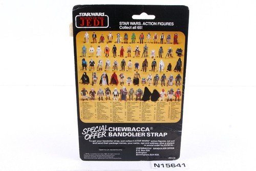 Ree-Yees Card Backer Original Kenner Star Wars - Picture 2 of 2