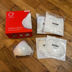 O2 Canada Curve Front Shell & 12 Original Replacement Filters New (no mask)