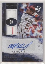 2018 Diamond Kings DK Rookie Materials Signatures 75/299 Nick Williams Auto ib6