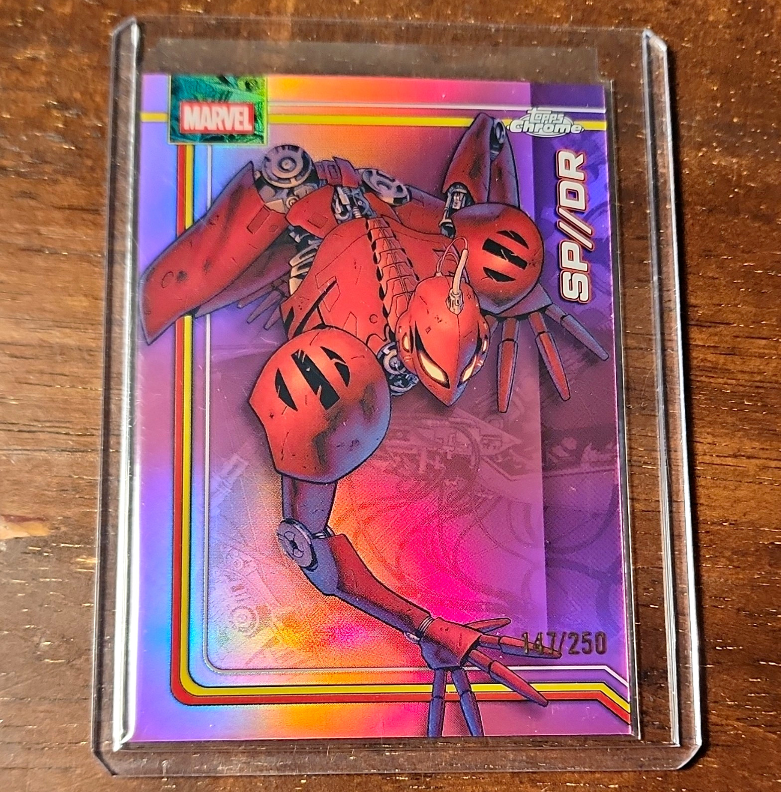 Topps 2026 Topps Chrome Marvel Peni Parker SP DR #140 Serial Numbered 147/250