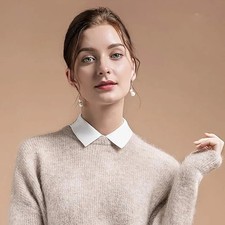 Lady's Fake Collar Half Shirt Business Collar False Shirt Collar For Men Women