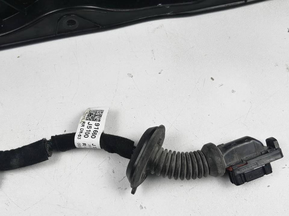 2018-2021 KIA STINGER REAR RIGHT SIDE DOOR WIRE WIRING HARNESS 91660-J5100 OEM - Image 3 of 4