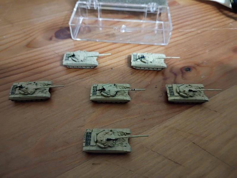 CinC 1/285th Modern Micro Armor: T-72M Tanks (6) Lot 1
