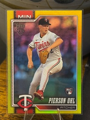    2026 Topps Series 1   Pierson Ohl Yellow Parallel /399   