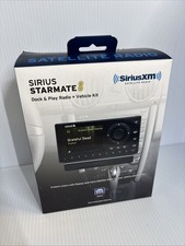 Sirius Starmate 8 Dock Play Radio/Vehicle Kit For SiriusXM Satellite Radio h