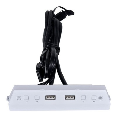 New Lian Li Lancool 216 Additional IO Kit - White - ARGB control / USB Module