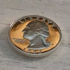 1993-S 90% Silver Dcam Proof Washington Quarter
