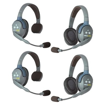 Eartec UL422 UltraLITE Full Duplex Wireless Intercom 2 Way Comm.. -OPEN BOX