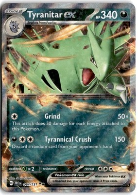Tyranitar ex Double Rare SV: Prismatic Evolutions 064/131 NM