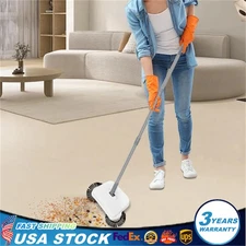 Carpet Sweeper Floor Sweeper Manual Sweeping Non Electric, With Mop And Dust Bin