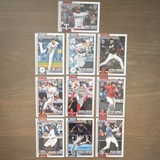 Topps Futures Stars MLB 2023 Baseball Cards Kumar Rocker Sasaki Rushing Lot 10