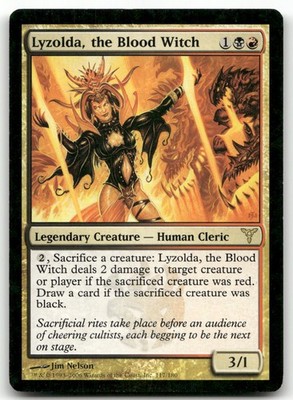 Lyzolda, the Blood Witch #117 (NM) Dissension DIS Magic MTG