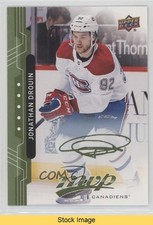 2018-19 Upper Deck MVP Green Script Jonathan Drouin #99 READ 14gy
