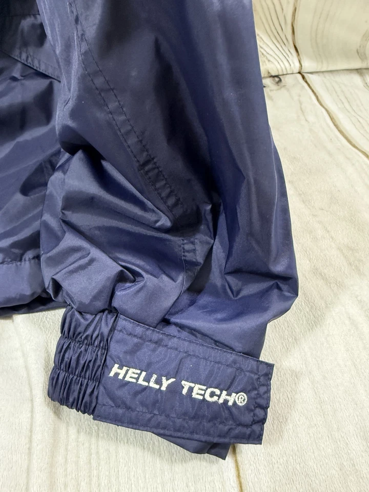 Helly Hansen 风衣可打包夹克男式 XL 海军蓝 Tech 防风 — 第 4/4 张图片