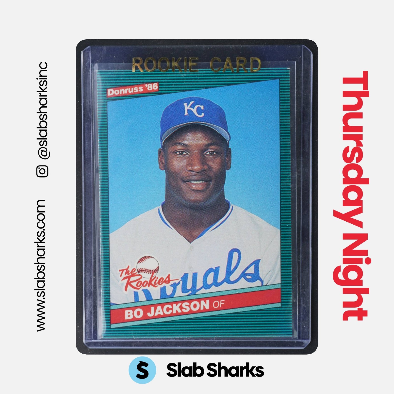 1986 DONRUSS THE ROOKIES #38 BO JACKSON RC ROOKIE