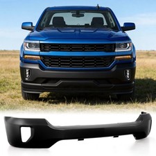 Front Bumper For 2016-2018 Chevrolet Silverado 1500 Steel With Fog Light Holes