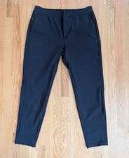 Ten Thousand Mens Black Joggers Running Pant 34x28 Drawstring Snap Session 