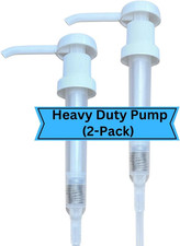 Heavy Duty Pump Dispenser for Gallon Jugs 1Oz/2-Pack Leak Proof Pump Dispenser