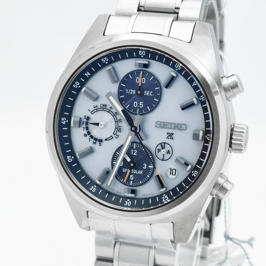 SEIKO PROSPEX SPEEDTIMER SBED009 GPS SOLAR CHRONOGRAPH 1972 HERITAGE WATCH image 3