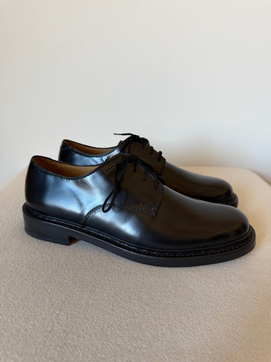 Our Legacy Uniform Parade Derby - Size 45 - Black Leather - NEW | eBay