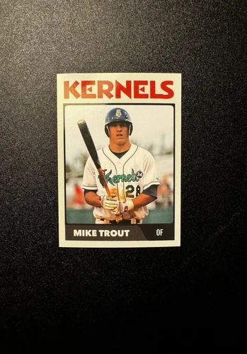 2010 Mike Trout Cedar Rapids Kernels RC Rookie #28 Card No. 28