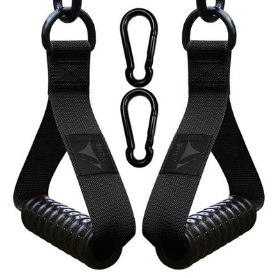 Heavy Duty Gym Workout Handle Attachments - Powerful, Comfortable & Anti-Slip...