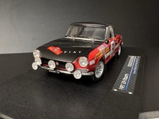 1971 Fiat 124 Abarth #9 WINNER Rally Isola D'Elba Sun Star 4945 1:18 HTF