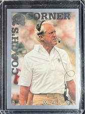 Walsh, Bill - 2000 Fleer Greats Of The Game - Coach's Corner