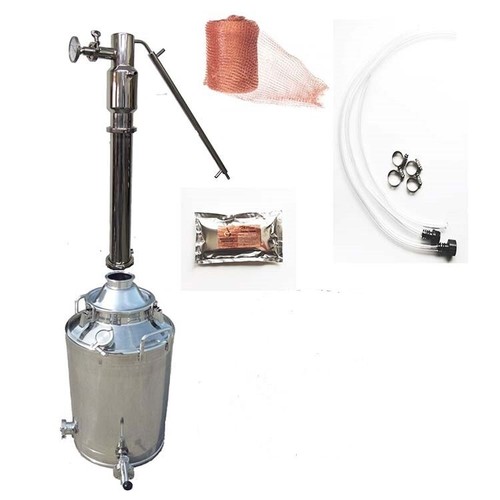 13 Gallon Stainless Steel Still Kit, dual Purpose, 3" Moonshine Home Distillery