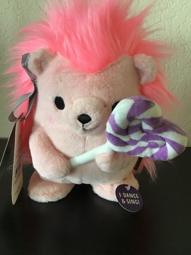 hallmark sweet treat hedgehog singing stuffed animal with motion