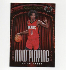 2021-22 Hoops Now Playing Holo Jalen Green