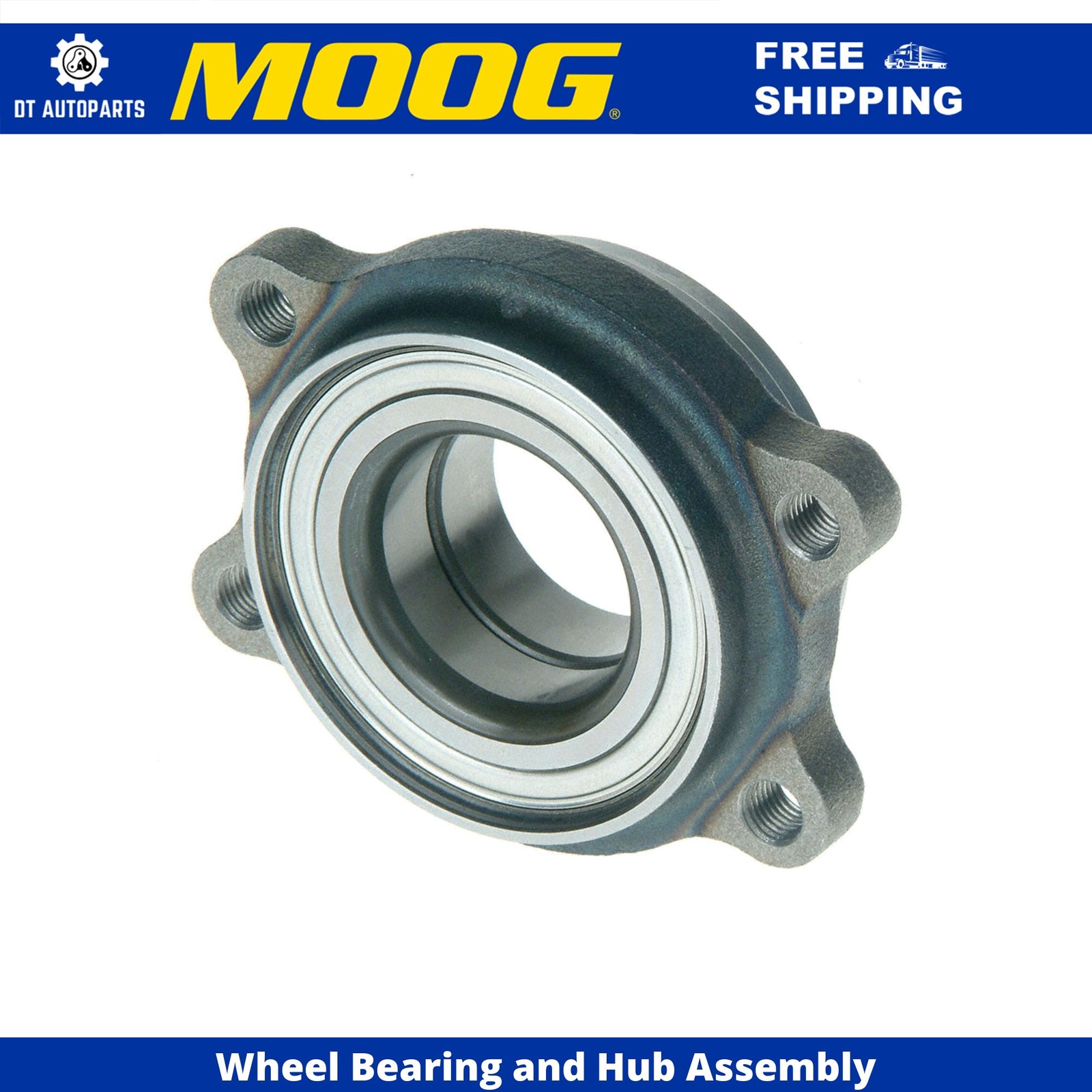 For 2014-2015 Audi R8 Wheel Bearing and Hub Assembly Front MOOG