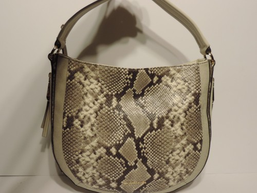Nuevo Bolso de Cuero MICHAEL KORS JULIA Convertible Crudo Pitón Serpiente en relieve - Imagen 2 de 8