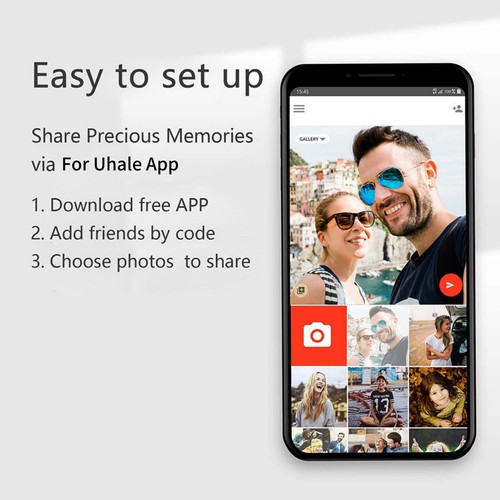 10-Inch WiFi Frame - 16GB HD IPS Display with Secure Uhale App Compatibility - Picture 4 of 16