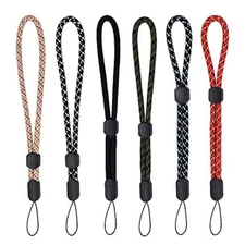 Wrist Lanyard Hand Strap 6pcs, Short 7.5" Adjustable Wrist Rope for Electronic 
