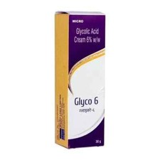 GLYCO 6 GLYCOLIC ACID CREAM 6 w/w 30gm BY MICROLABS