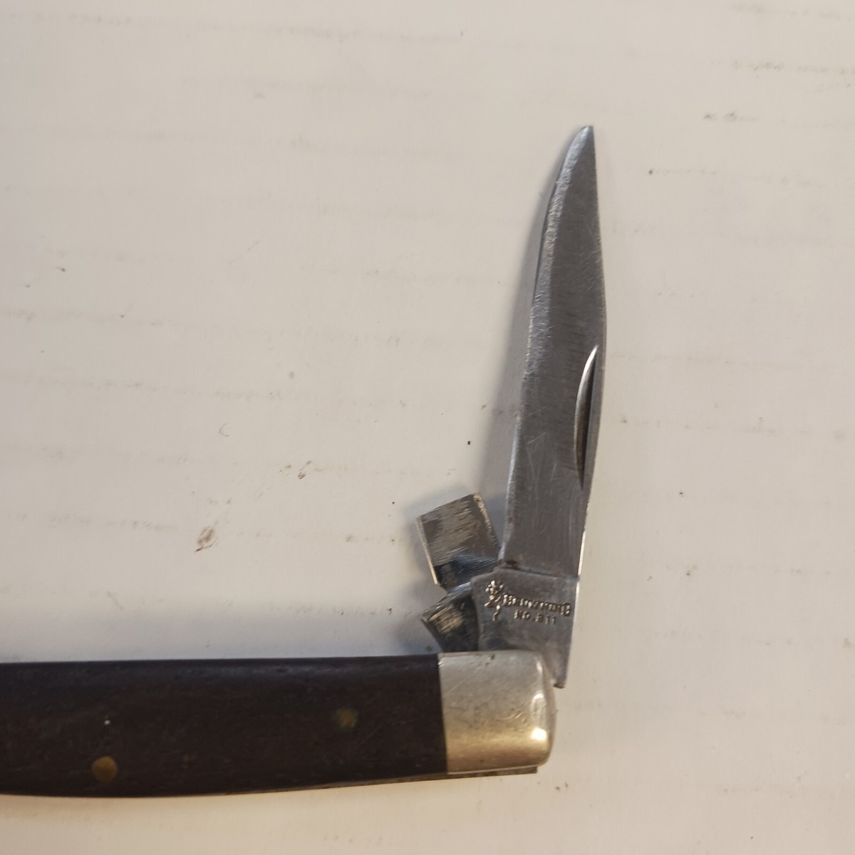 Vintage 1980s Browning 311 Seki Japan 2.75 Wood Handle Folding