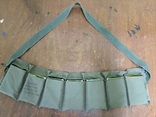 US Military 7 Pouch Bandolier Ammo Shoulder Bag 5.56 MM 