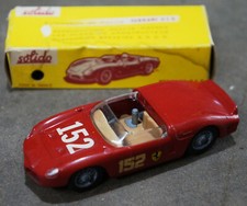 FERRARI 2L5 1:43 SOLIDO 129 RED METAL MODEL DIE CAST RACE CAR NEW IN FACTORY BOX