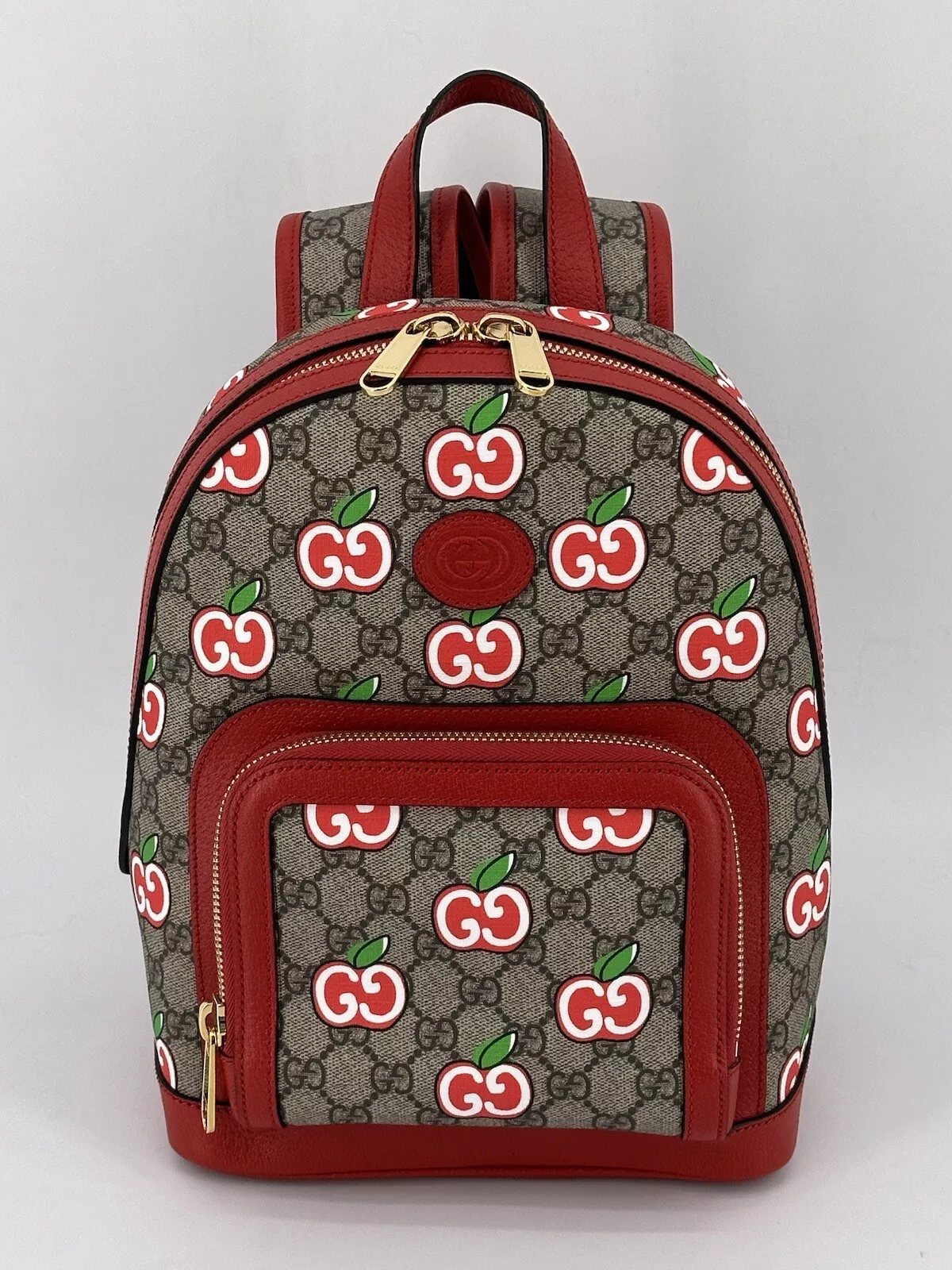 Neuf Luxury Original GUCCI Femmes Printed GG Supreme sac à dos sac  601296.