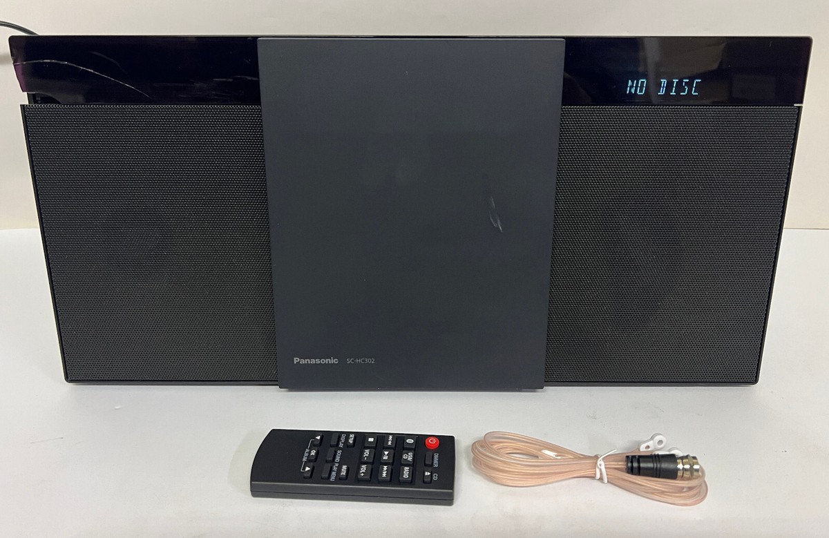 コンパクトステレオシステムPanasonic SC-HC300-K コンパクトステレオシステム SC-HC300-K ブラック [ワイドFM対応