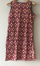 Jaipur Kurti Maroon Printed Straight Women's Kurti Round Neck Size M.