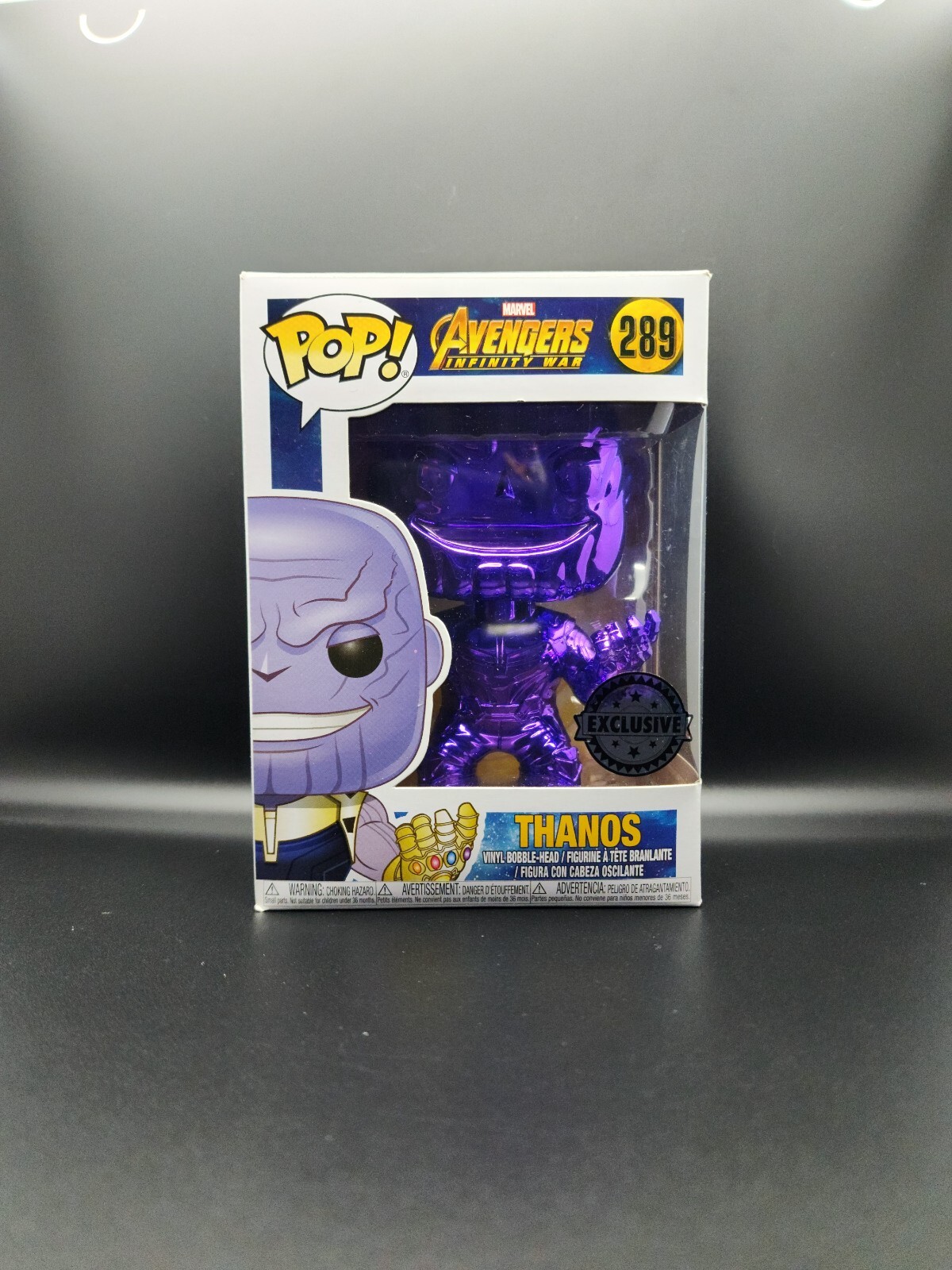 Funko Pop! - Avengers Infinity War: Thanos Purple Chrome Exclusive #289