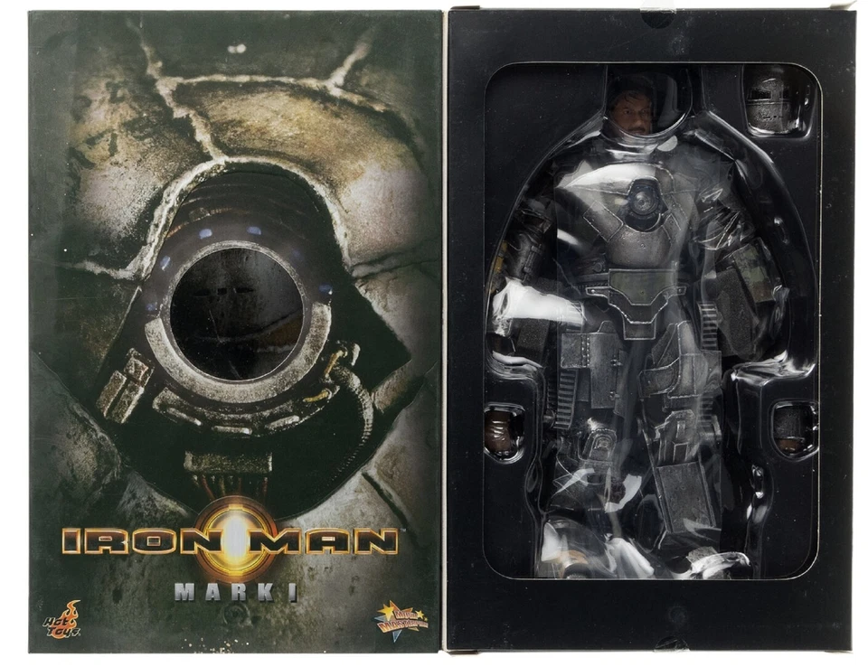 Sealed/New HOT TOYS Iron Man Mark I MMS80 Tony Stark Movie Masterpiece 12" Sides - Image 2 of 4
