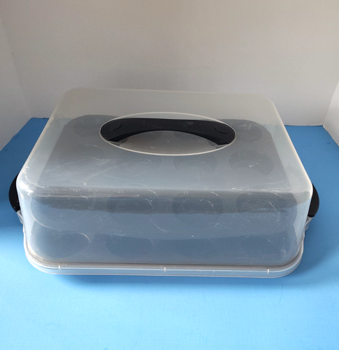 24 Cupcake Carrier Holder Caddy with Baking Pan Bake &Take by ONEIDA - Picture 3 of 11