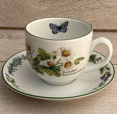 Royal Worcester Herbs Teetasse und Untertasse mit wildem Thymian & Mutterkraut Kräuter