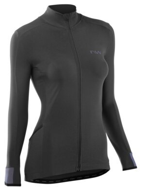 Northwave Fahrenheit Damen Fahrrad Trikot lang schwarz 2024